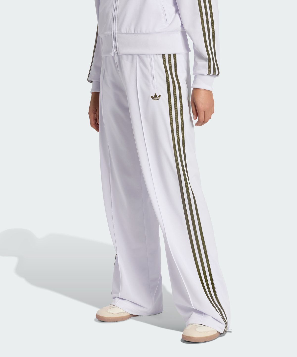 아디다스(ADIDAS) 파이어버드 루즈 트랙 팬츠 - 프로즌퍼플:올리브스트라타 / KV2232