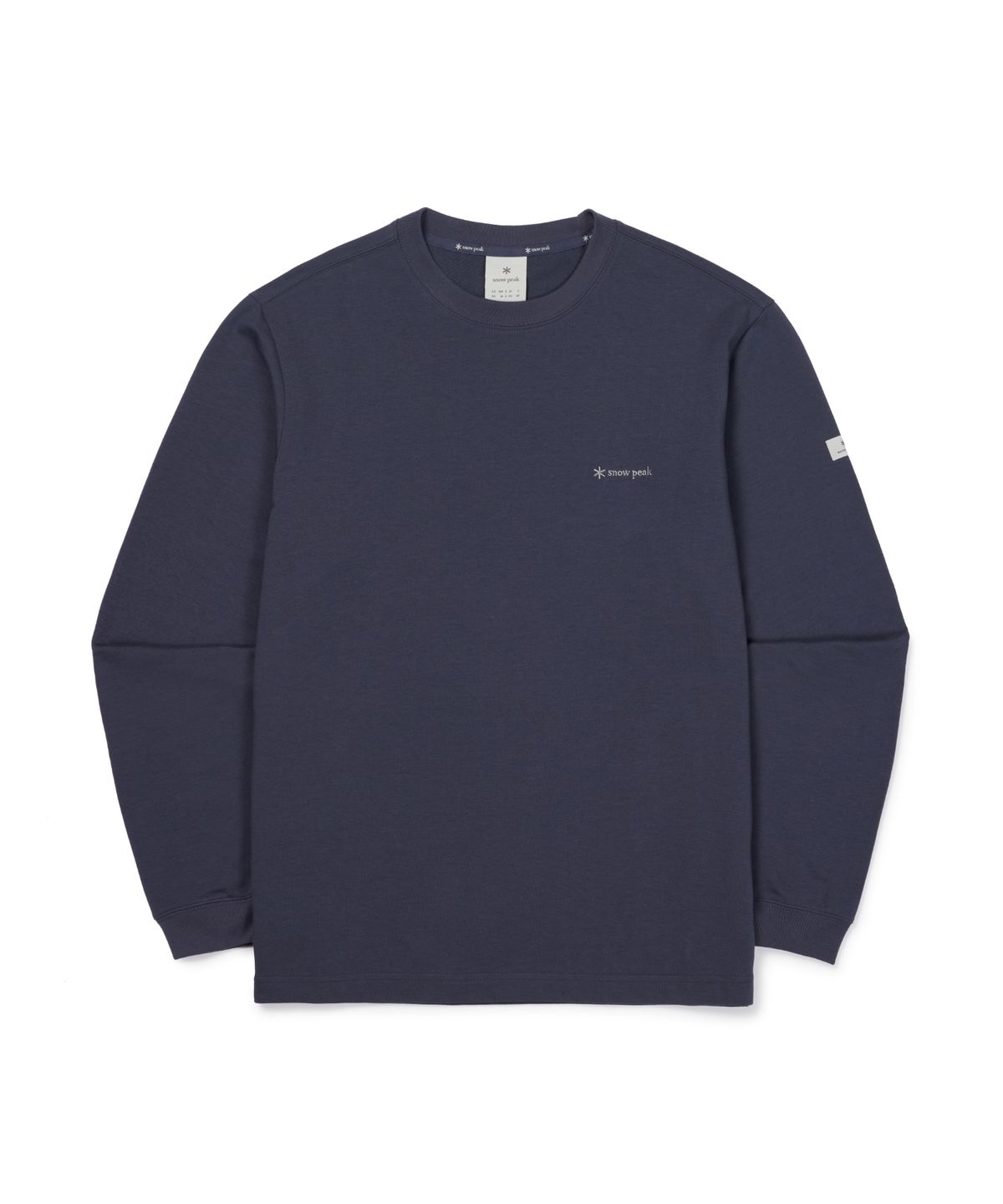 스노우피크 어패럴(SNOWPEAK APPAREL) 베이직 로고 긴팔 티셔츠 (S26FMFTL10) Purple Gray