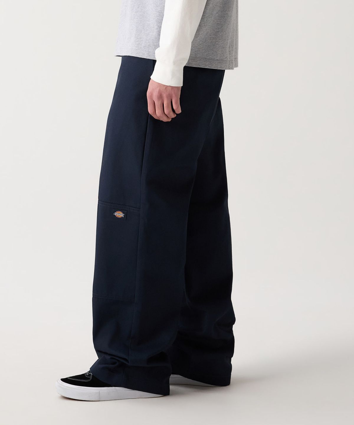 디키즈(DICKIES) 더블니 85283 루즈핏 워크팬츠 Dark Navy