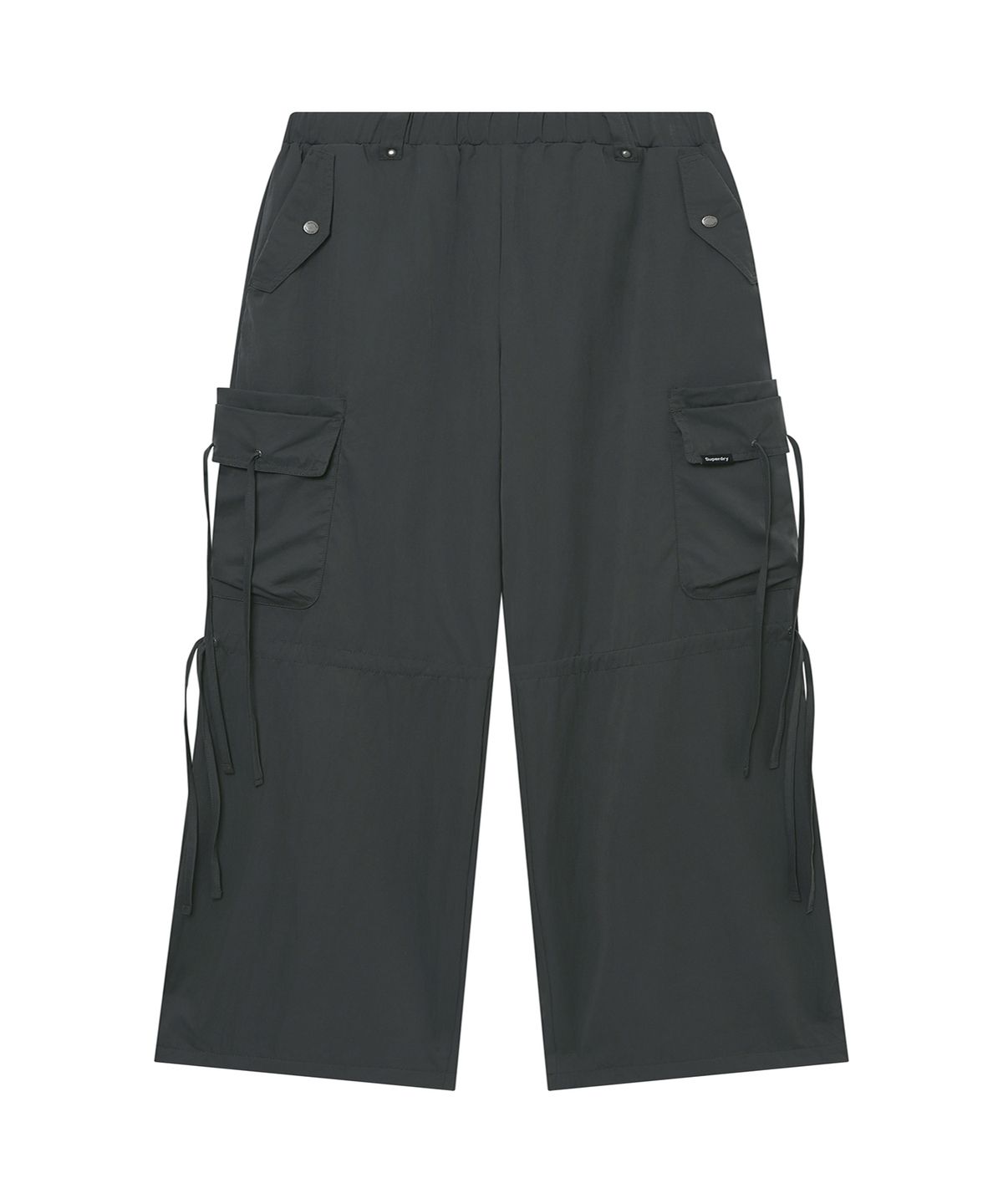 슈퍼드라이(SUPERDRY) 우먼스 드로우웜 카고 팬츠 차콜 SDFLWDQ03CHL