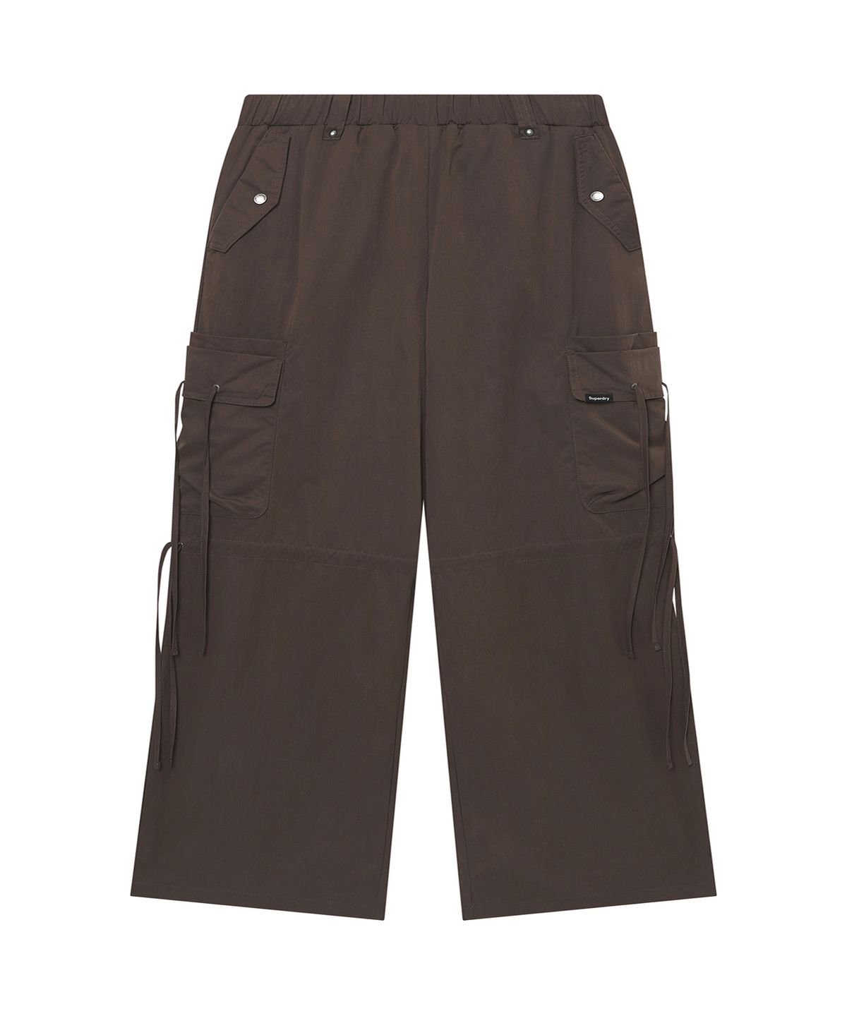슈퍼드라이(SUPERDRY) 우먼스 드로우웜 카고 팬츠 다크 브라운 SDFLWDQ03DBW