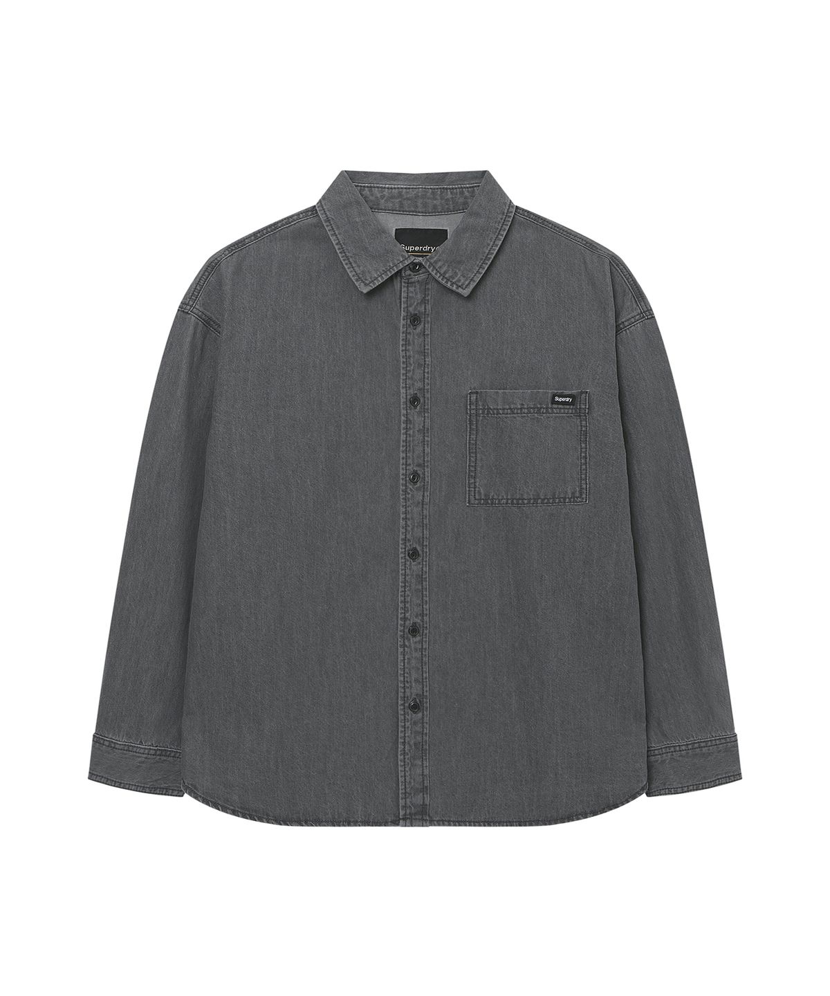 슈퍼드라이(SUPERDRY) 워크필드 셔츠 그레이 SDUIRDQ01GRY