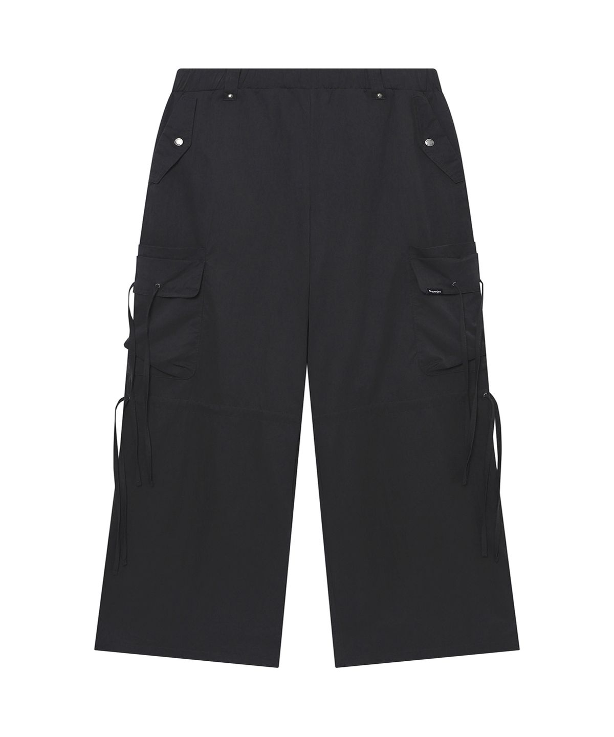 슈퍼드라이(SUPERDRY) 우먼스 드로우웜 카고 팬츠 블랙 SDFLWDQ03BLK