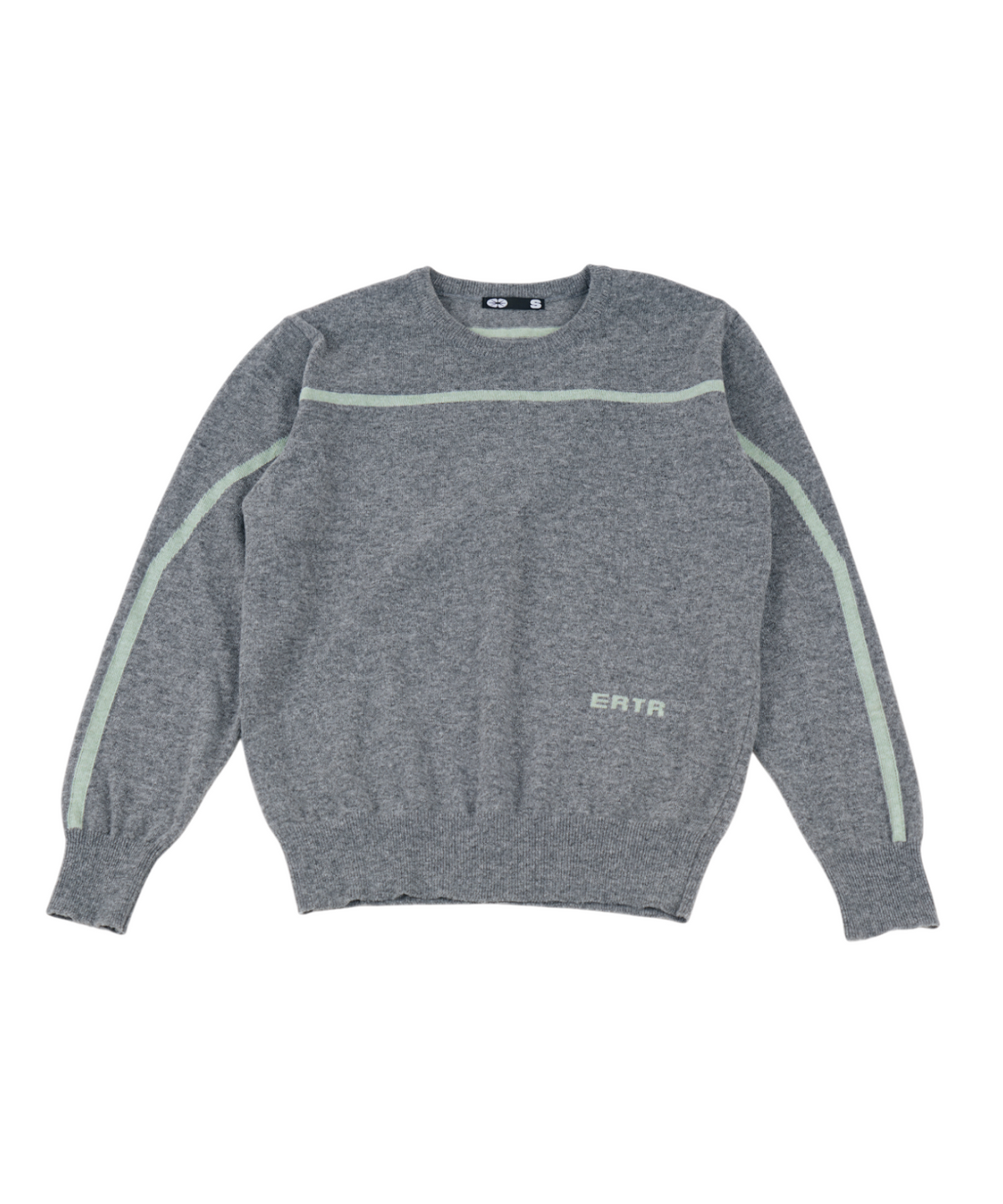 이알티알(ERTR) Side-Line Knit Melange Grey