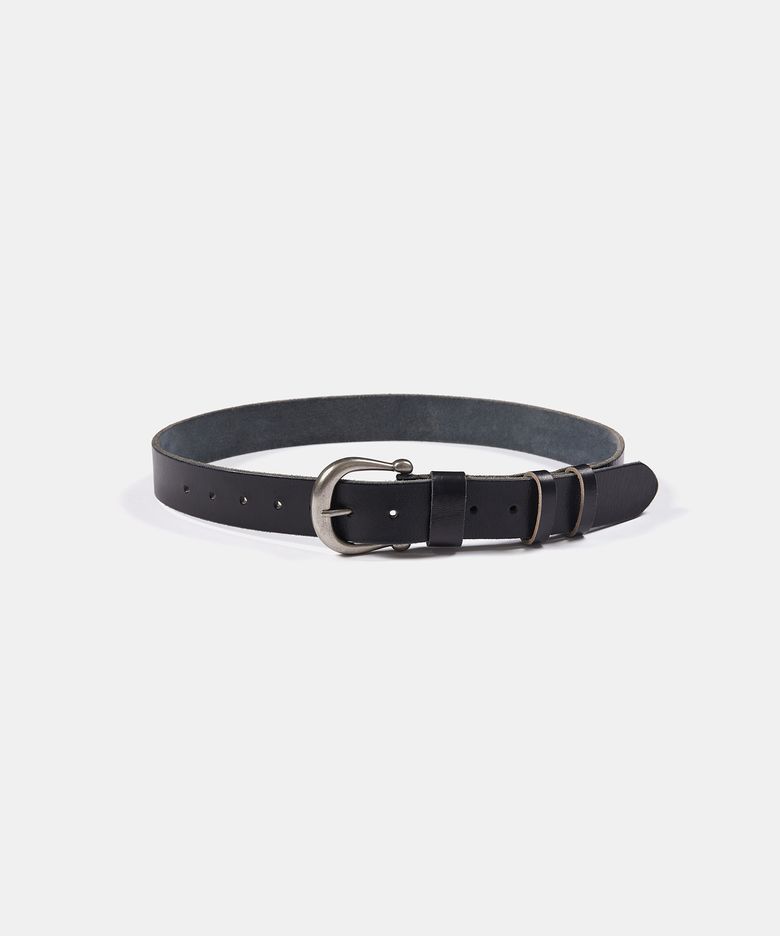 VINTAGE BUCKLE BELT (BLACK)