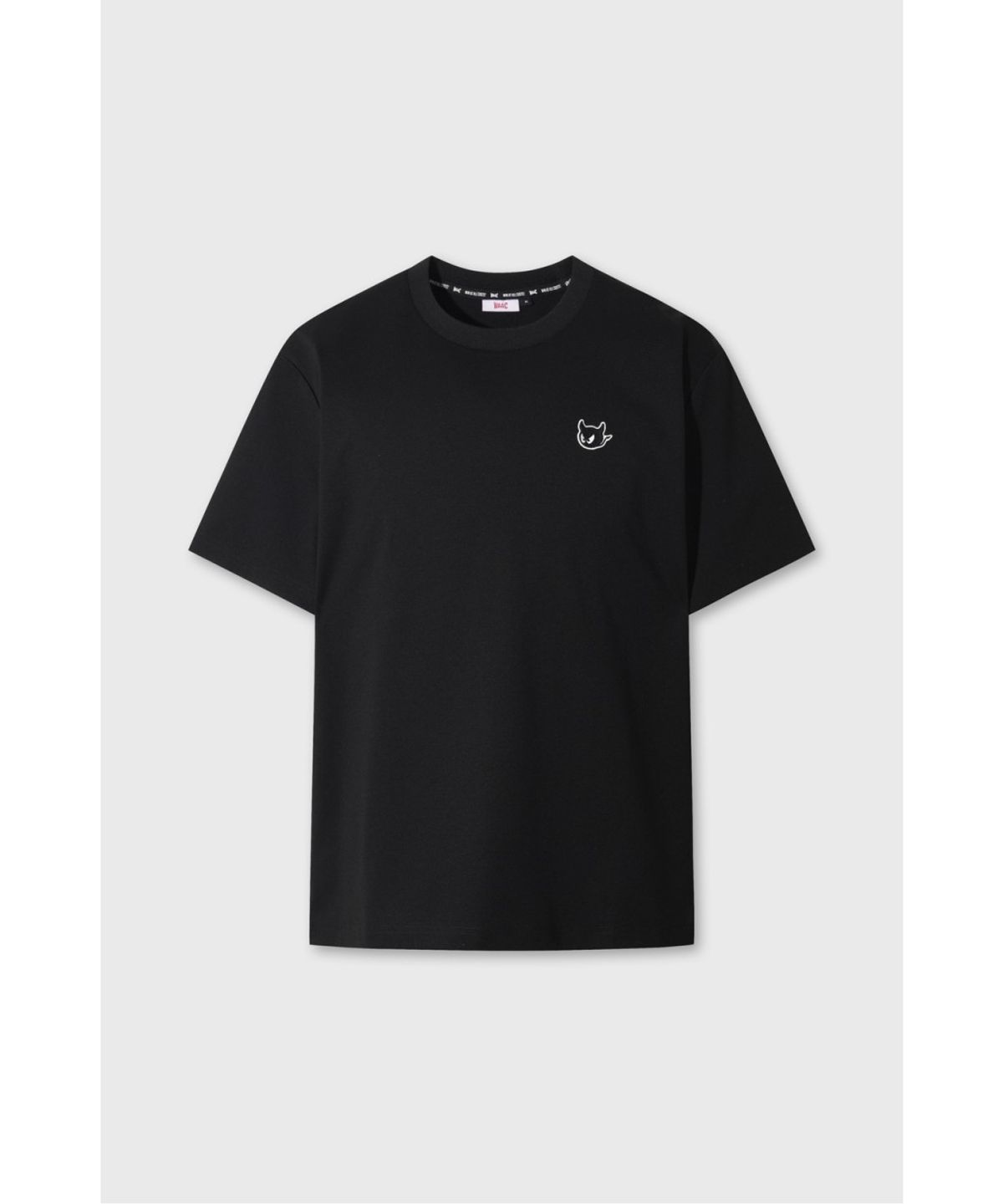 왁(WAAC) UNI WAACKY Graphic Crewneck Top WMTCA26604BKX