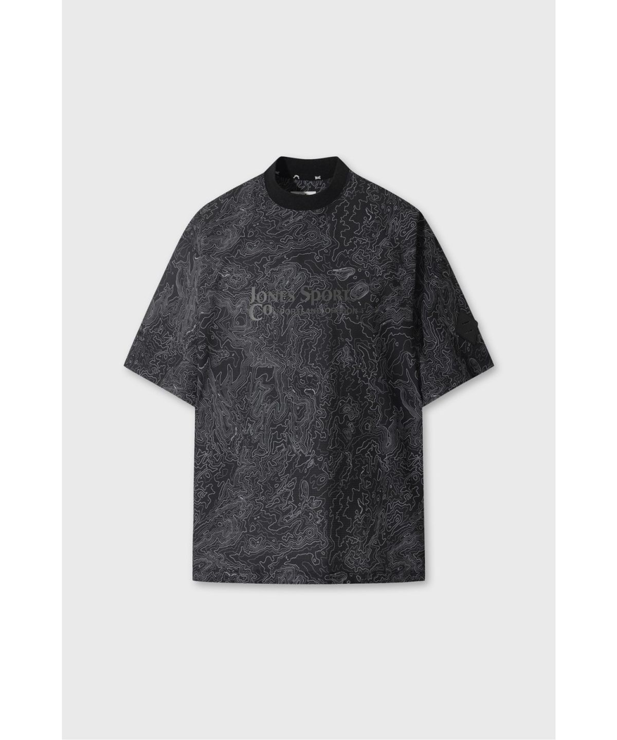 왁(WAAC) [WAAC X JONES] JONES Men s Air-Dot Pattern Pullover WMTCA26672BKX