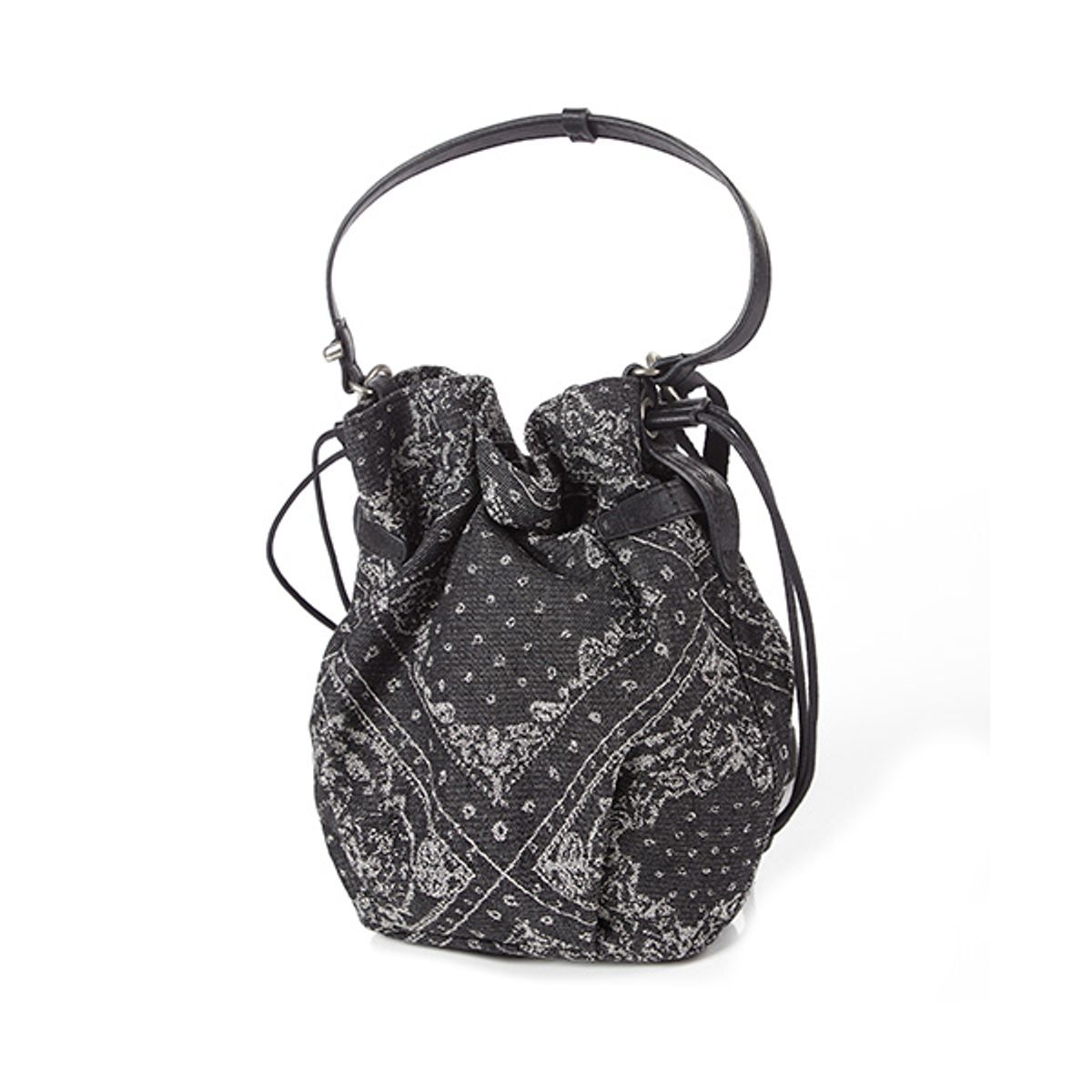 쌤소나이트 레드(SAMSONITE RED) CIIEL 패턴 버킷백 BLACK PAISLEYS UW8A9008