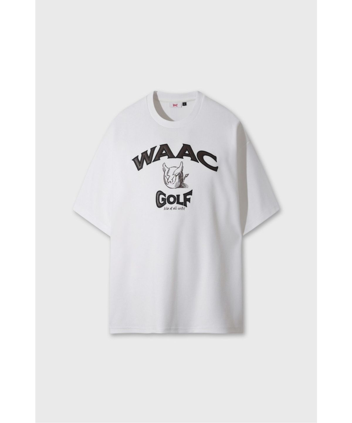 왁(WAAC) Men WAACKY Oversized Crewneck Top WMTCA26605WHX
