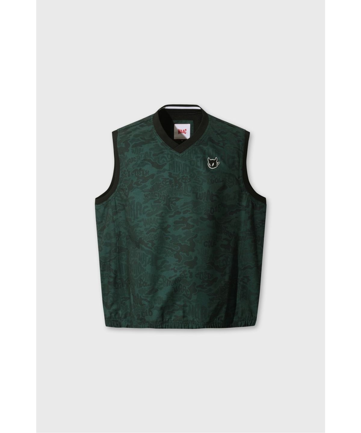 왁(WAAC) Men Air dot Patterned Vest WMVAA26600GRD