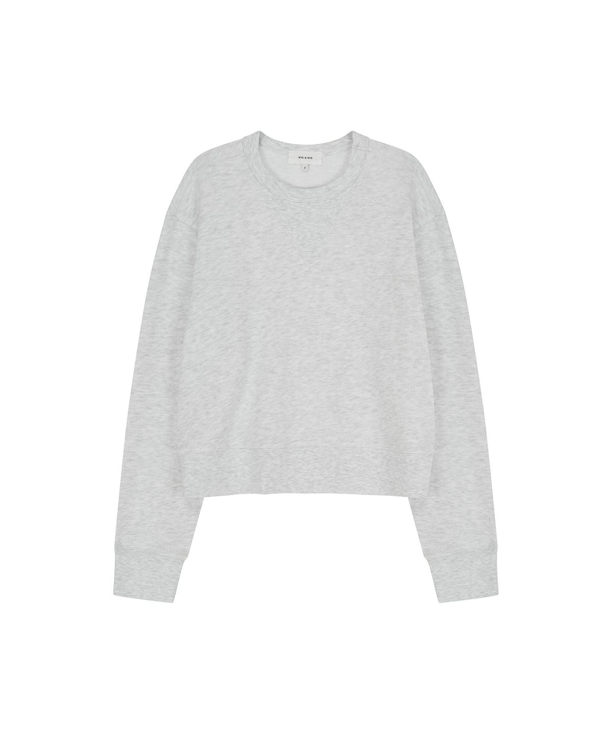 비자비(VIS A VIS) V-STITCH SWEATSHIRT (L.T GRAY MELANGE)