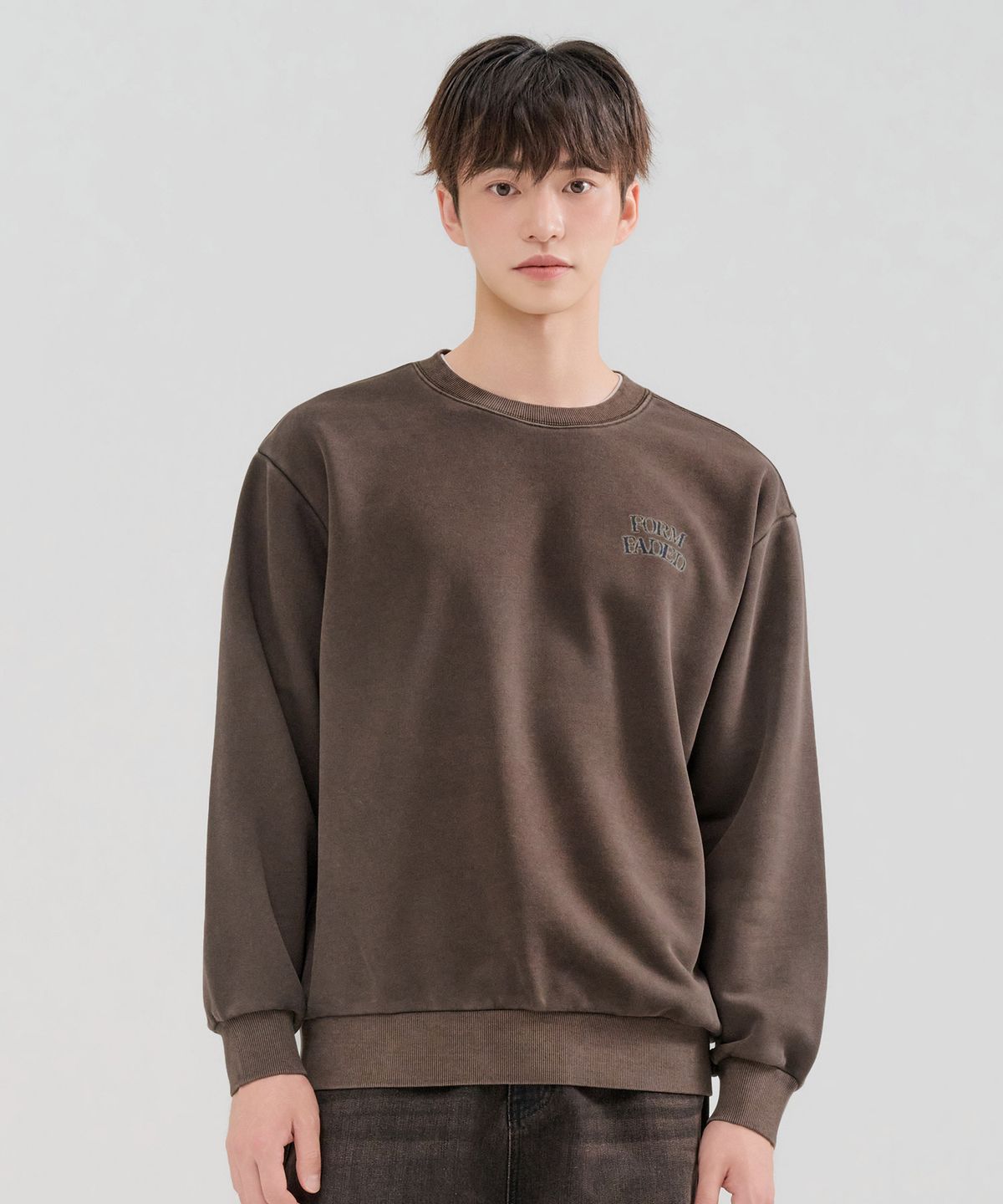 체이스컬트(CHASECULT) 남성 피그먼트 그래픽 맨투맨 티셔츠-FERK5132B08