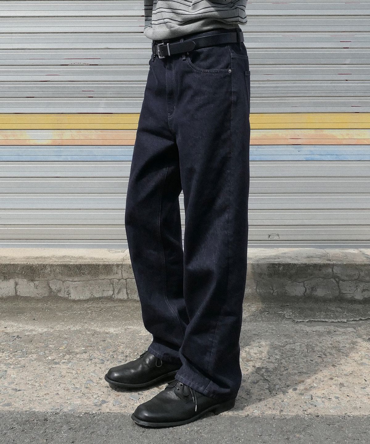 브랜디드(BRANDED) 1736 ETERNAL INDIGO JEANS [WIDE STRAIGHT]