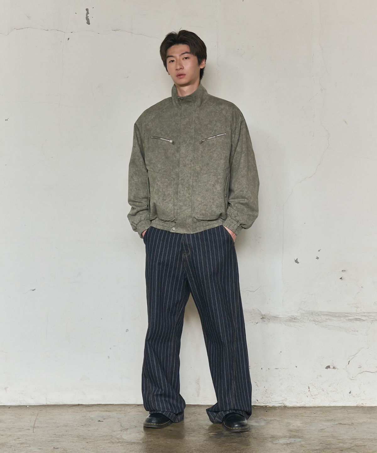 논타입(NONTYPE) ARCHIVE ARC HICKORY DENIM PANTS (INDIGO)
