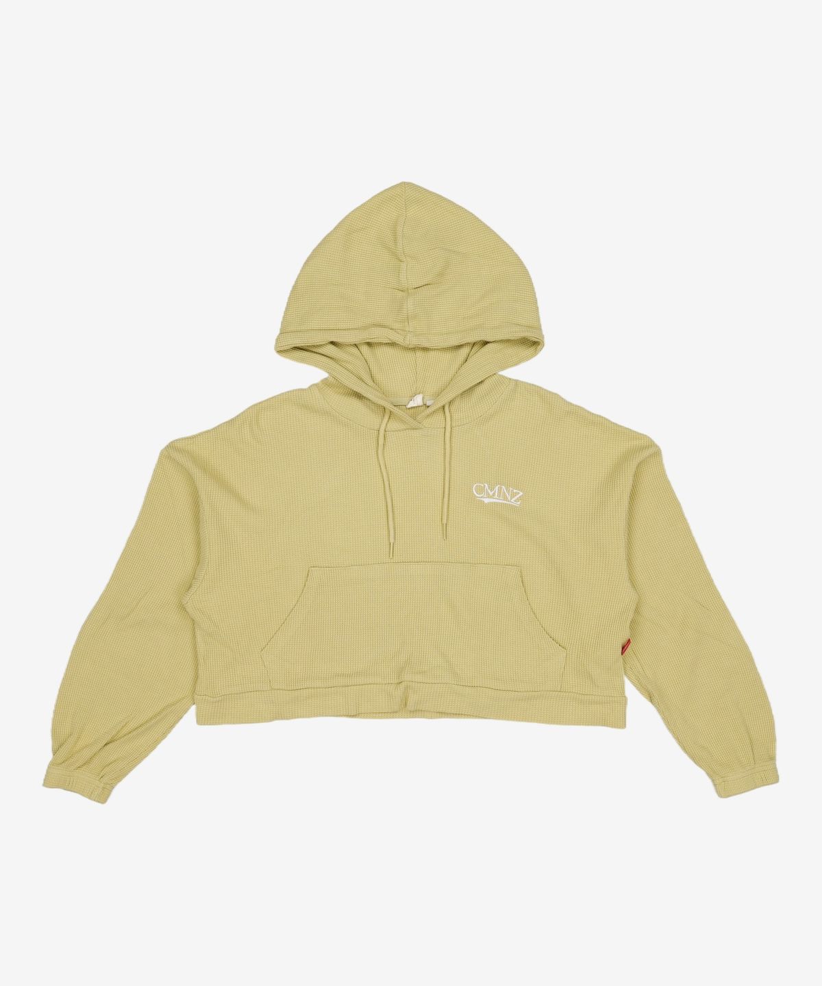 꼬모니노즈(COMONINOZ) W WAFFLE HOODY [LIME] FREE