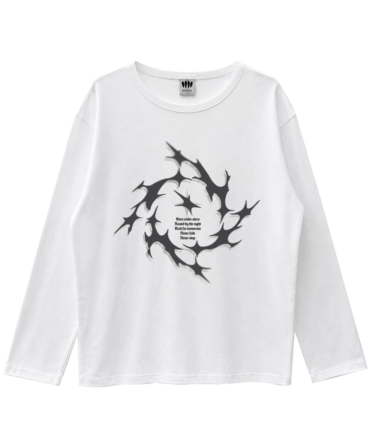 도톤(DOTON) THORN HALO LONG SLEEVE (White)
