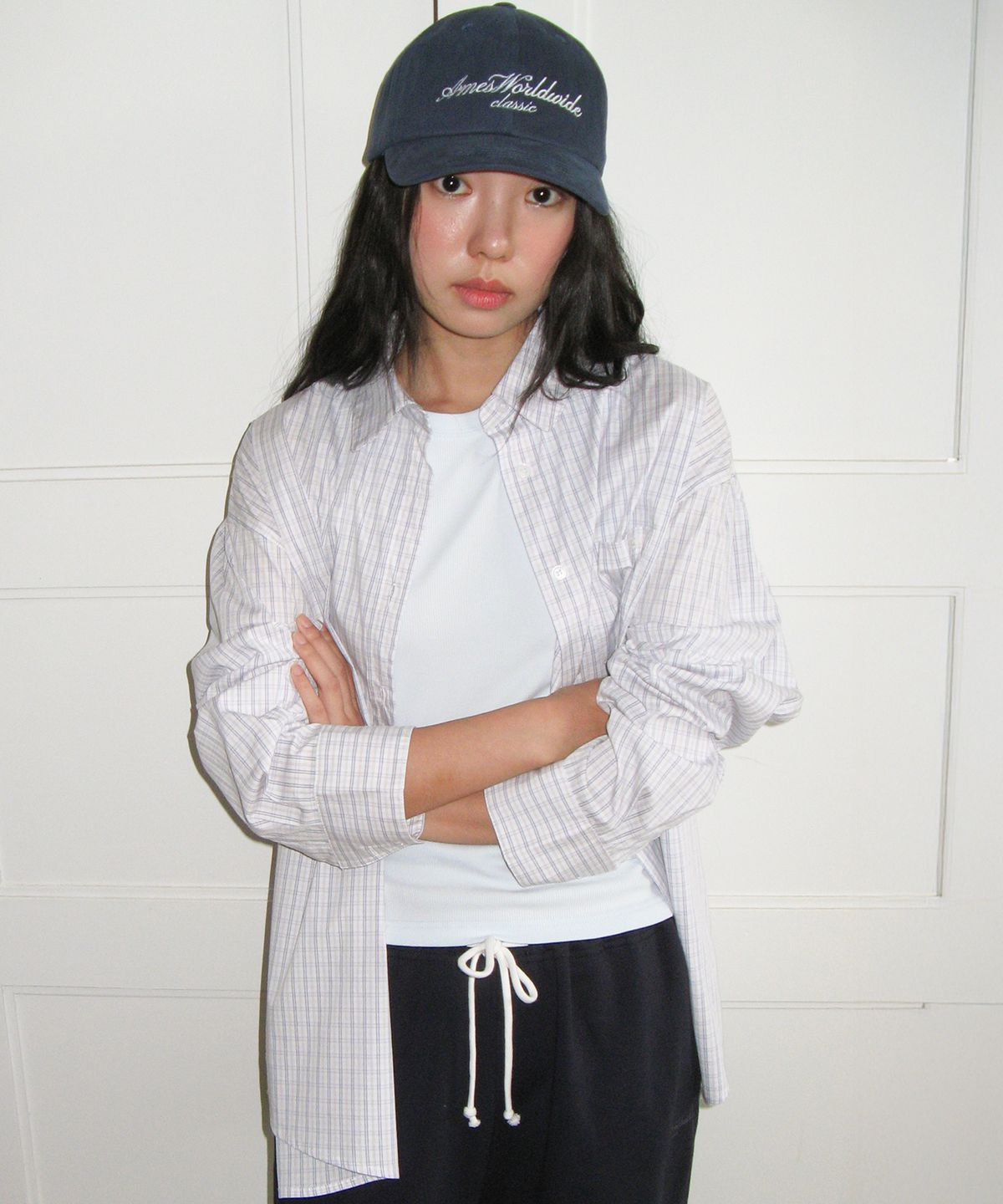 아메스 월드와이드(AMES-WORLDWIDE) CLASSIC BOYFRIEND SHIRTS IVORY
