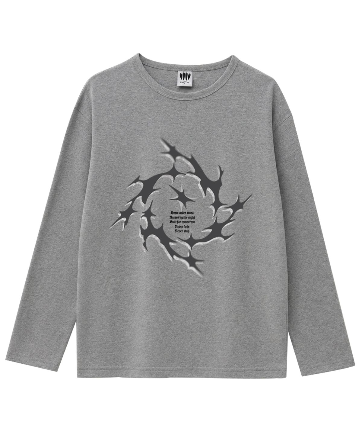 도톤(DOTON) THORN HALO LONG SLEEVE (Grey)