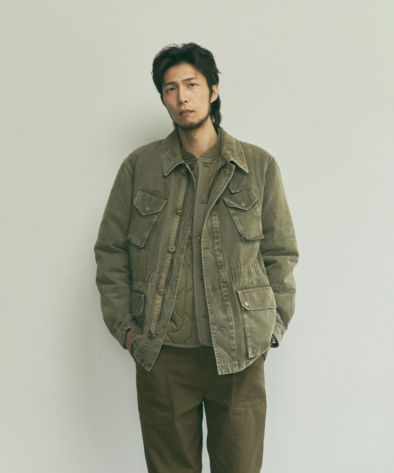 빈티지 캔버스 유틸리티 필드자켓