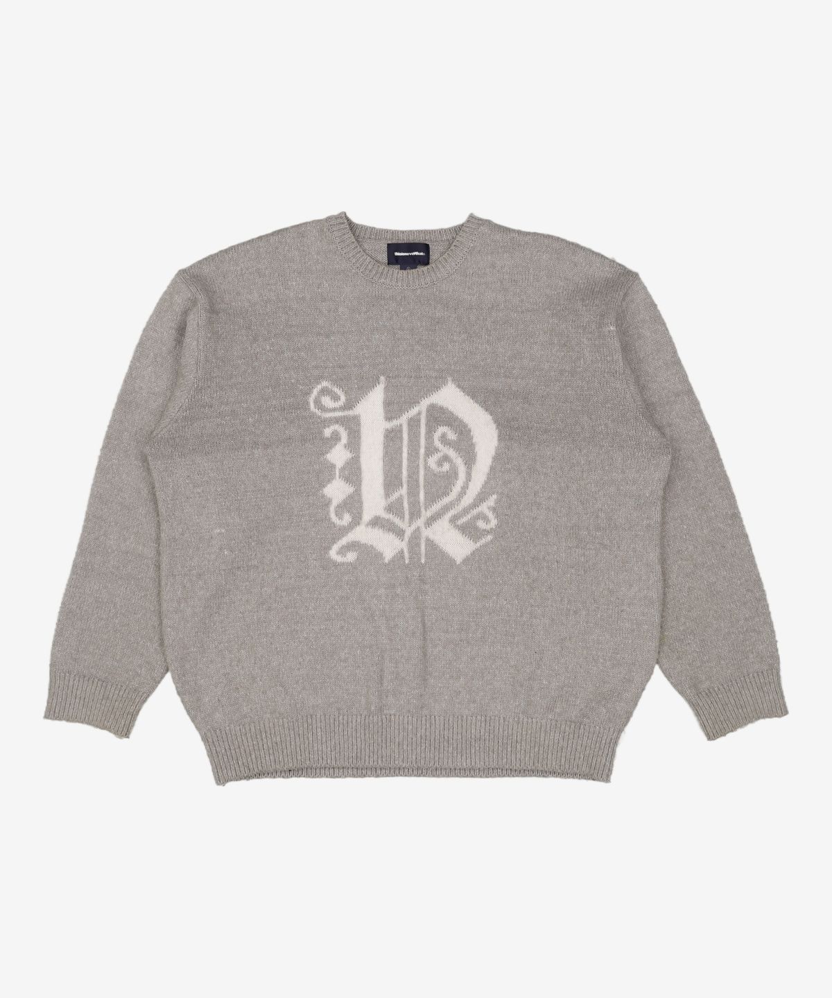 디스이즈네버댓(THISISNEVERTHAT) Fortuna N-Logo Sweater Grey XL