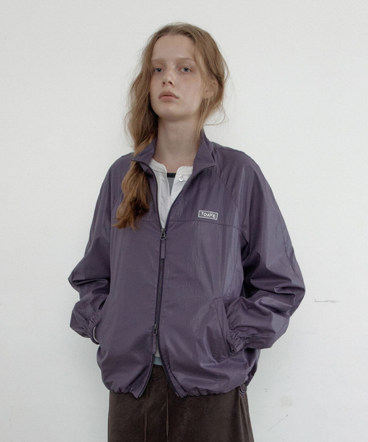 토아베(TOAVE) Rush High Neck Wind Jacket (Purple)