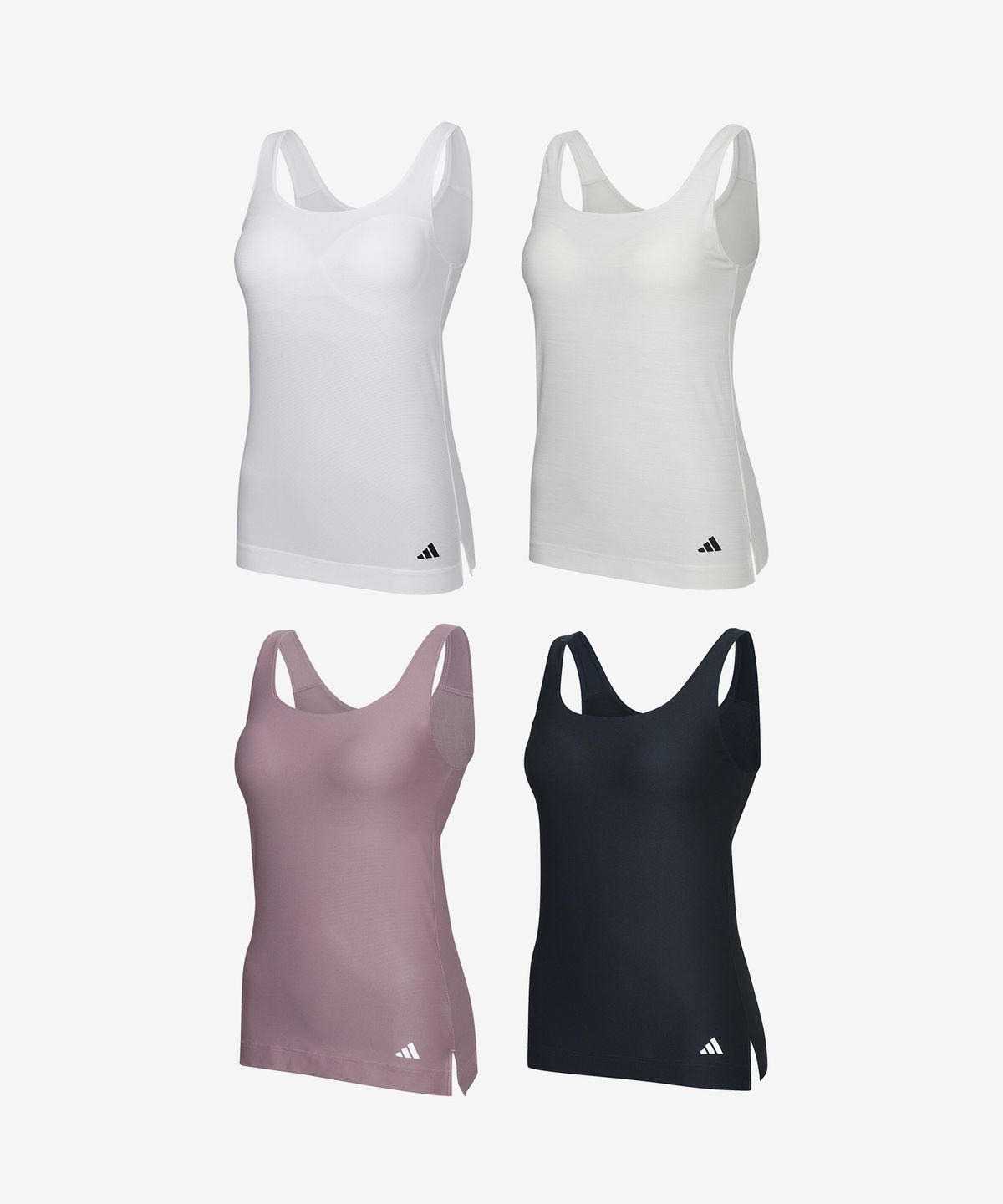 아디다스 언더웨어(ADIDAS UNDERWEAR) [4PACK] 쿨메쉬 런닝형 브라탑