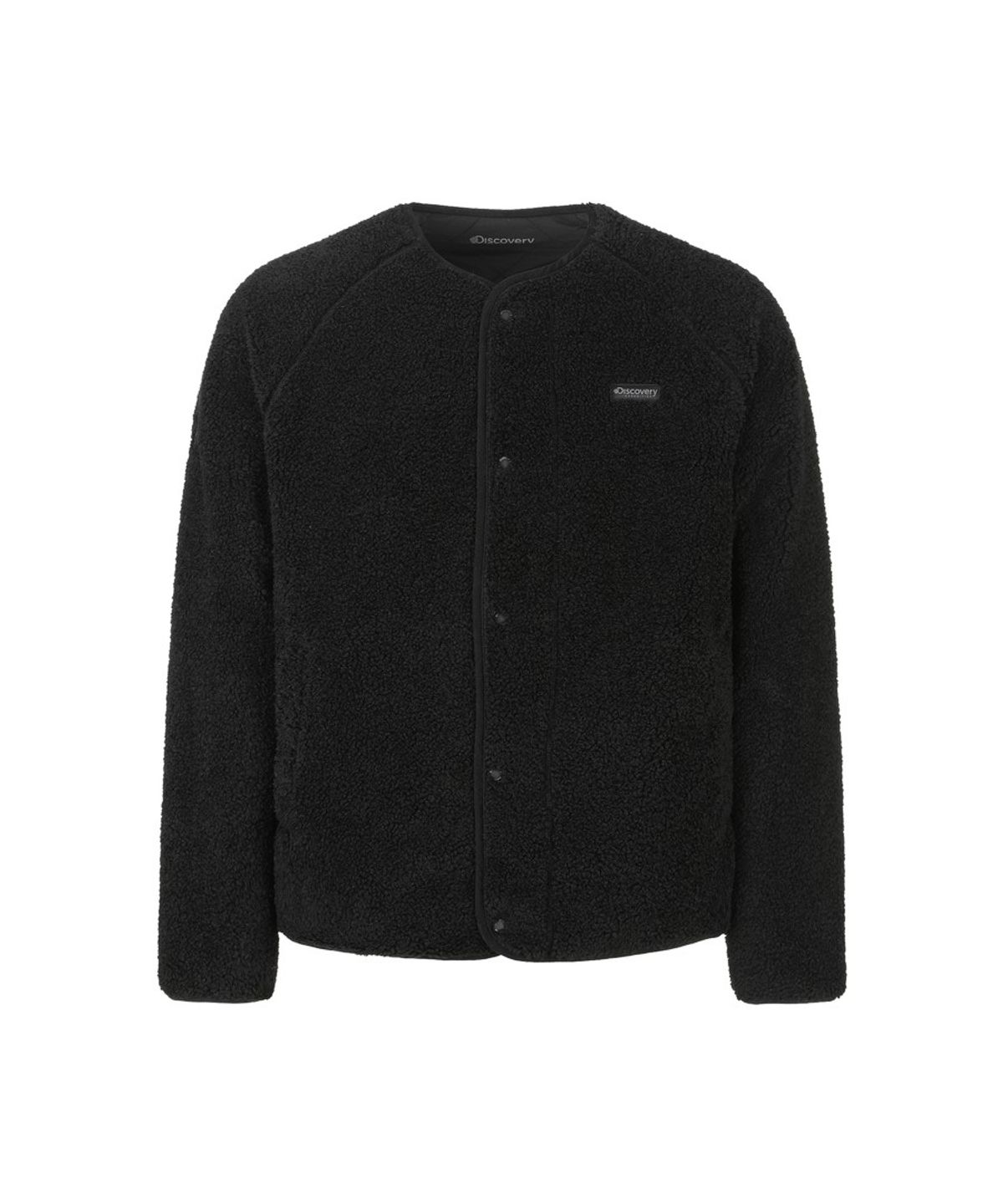 디스커버리 익스페디션(DISCOVERY EXPEDITION) 유니 퀼팅 리버시블 플리스 자켓 (BLACK)