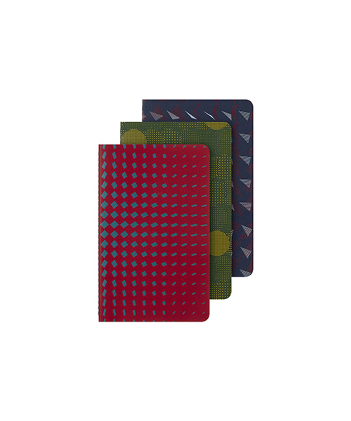 몰스킨(MOLESKINE) 까이에 패턴 룰드/믹스 L-3pcs