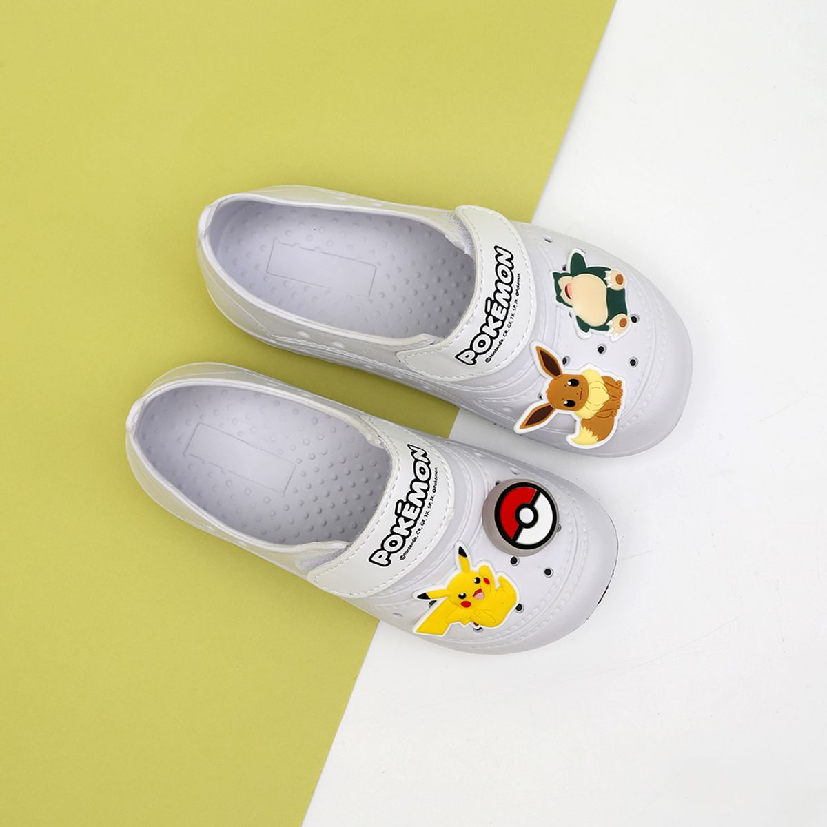 포켓몬스터 키즈(POKEMONKIDS) 피카츄 라이팅 EVA 실내화