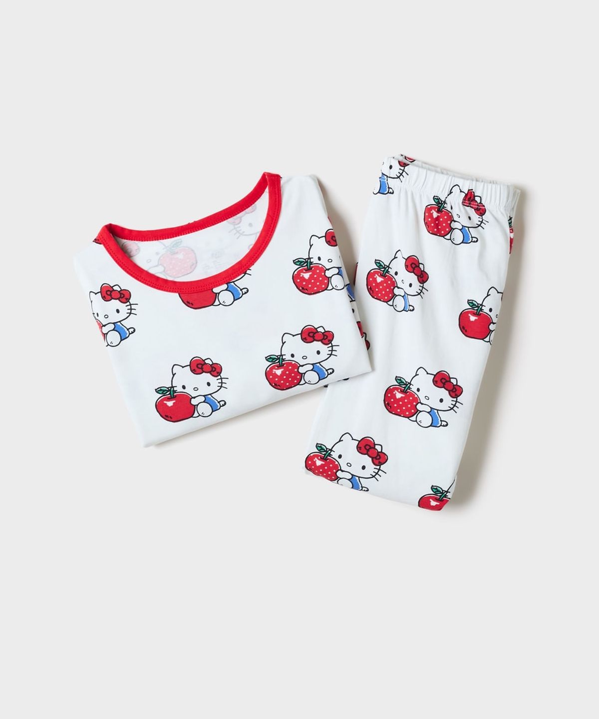 스파오 키즈(SPAO KIDS) [키즈] (산리오캐릭터즈) 면 모달 실내복(White)_SPLOG49KU1