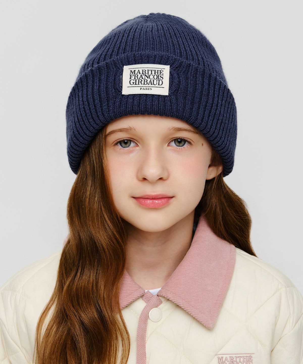 마리떼 키즈(MARITHÉ KIDS) KIDS MICRO CLASSIC LOGO BEANIE dark blue