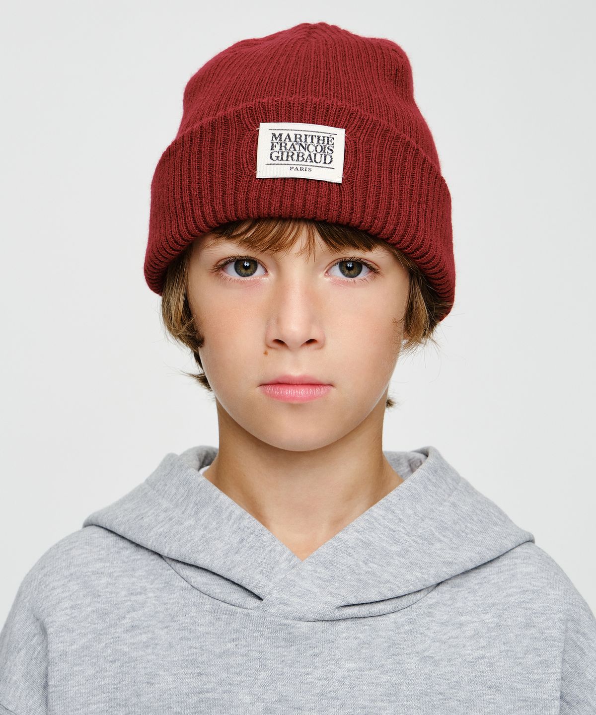 마리떼 키즈(MARITHÉ KIDS) KIDS MICRO CLASSIC LOGO BEANIE red