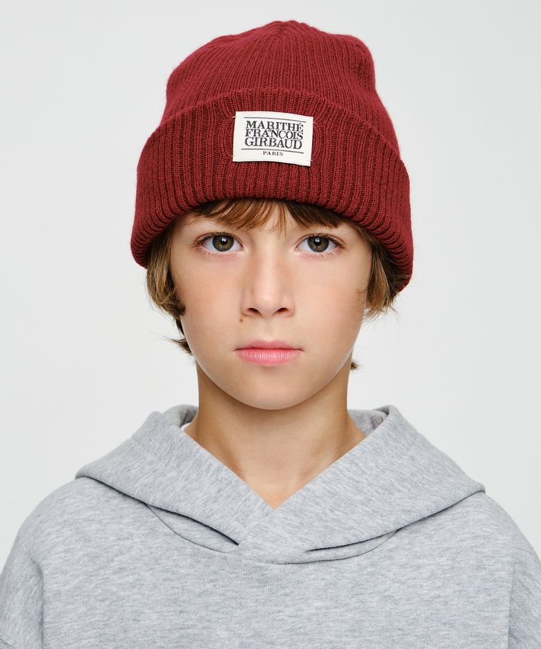 KIDS MICRO CLASSIC LOGO BEANIE red