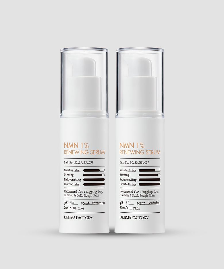 [2개 구성] 더마팩토리 NMN 1%  리뉴잉 세럼 30ml