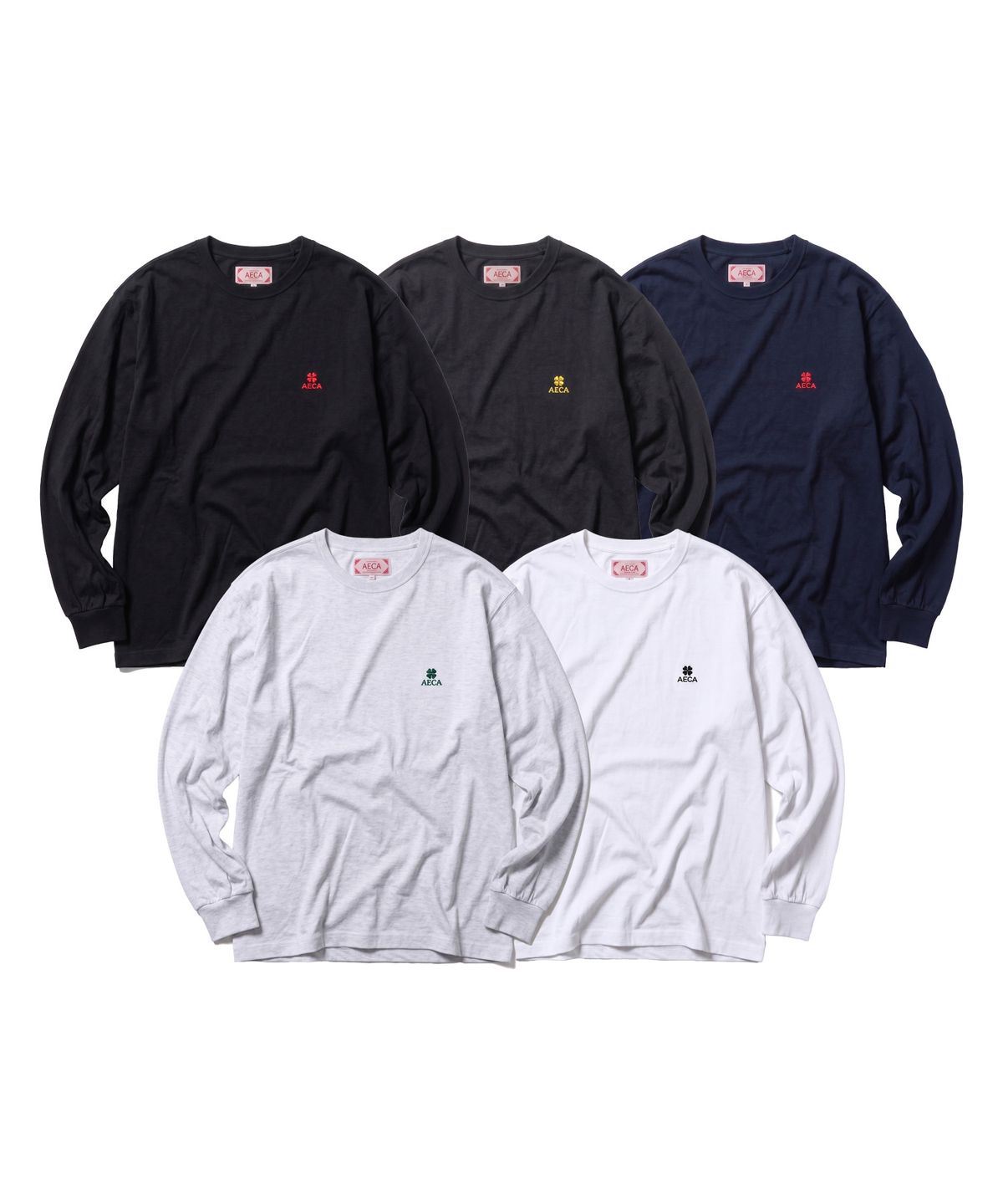 에이카화이트(AECA) EVERYDAY AECA CLOVER LONG SLEEVE (5color)