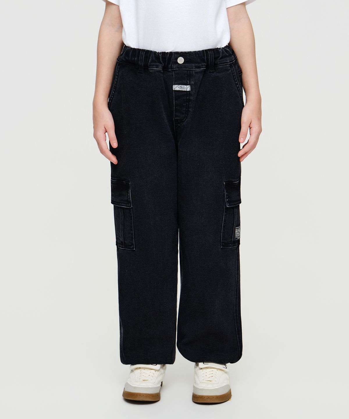 마리떼 키즈(MARITHÉ KIDS) KIDS JOGGER DENIM PANTS dark gray