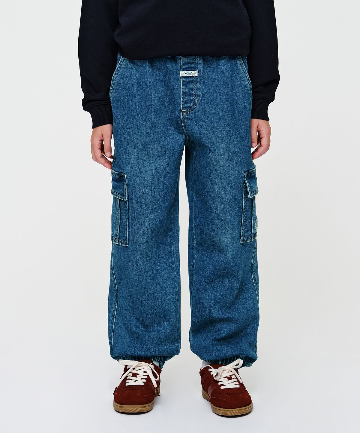 마리떼 키즈(MARITHÉ KIDS) KIDS JOGGER DENIM PANTS blue