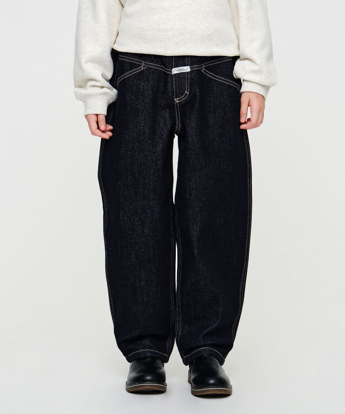 마리떼 키즈(MARITHÉ KIDS) KIDS STRAIGHT FIT X-POCKET DENIM PANTS indigo