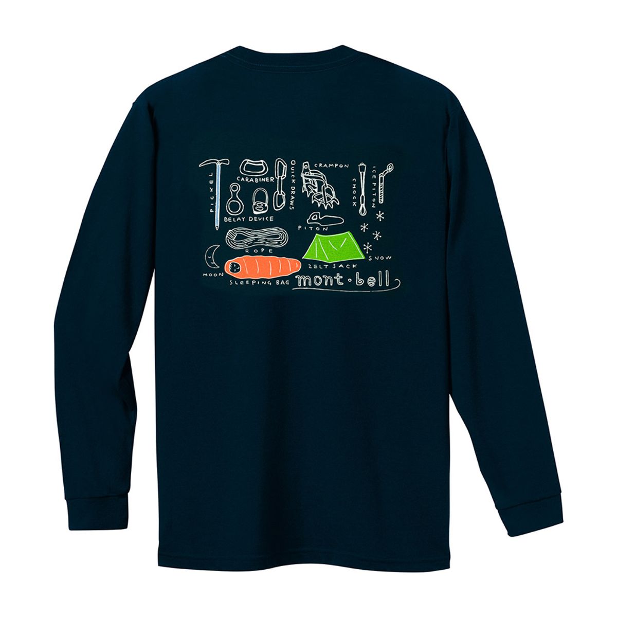 몽벨(MONTBELL) WIC L/S 마운틴기어 T DARK NAVY JBWJSURL322