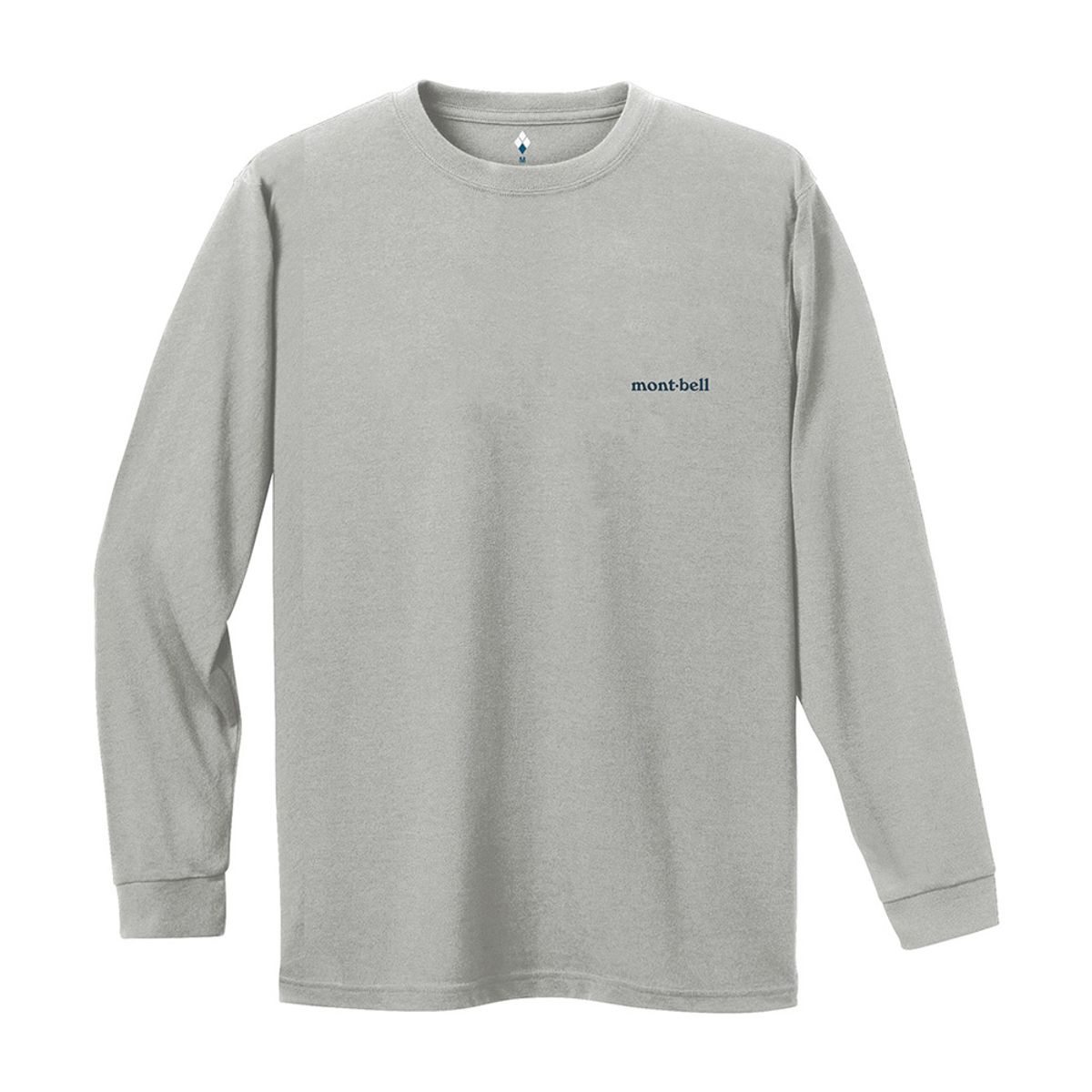 몽벨(MONTBELL) 위크론 롱 슬리브 티 남 2 LIGHT GRAY JBWJSMRL256