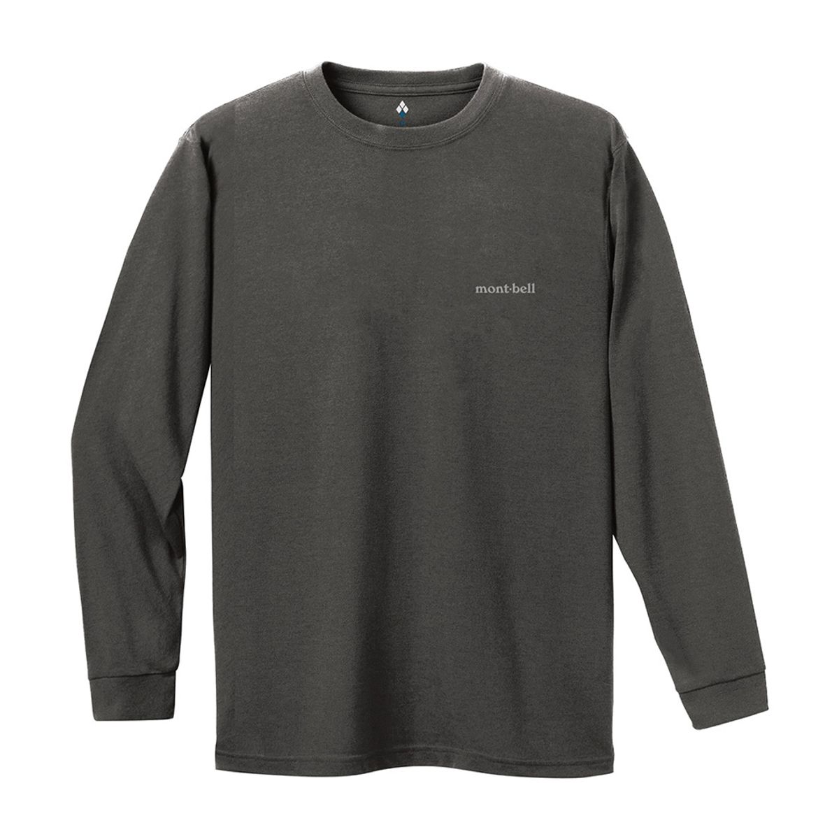 몽벨(MONTBELL) 위크론 롱 슬리브 티 남 2 DARK GRAY JBWJSMRL255