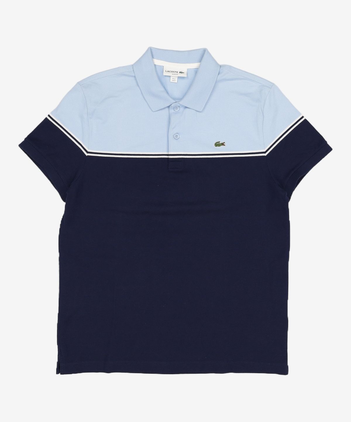 라코스테(LACOSTE) 남성 컬러블럭 반팔 폴로 셔츠 LCST PH7063-19BLAW M