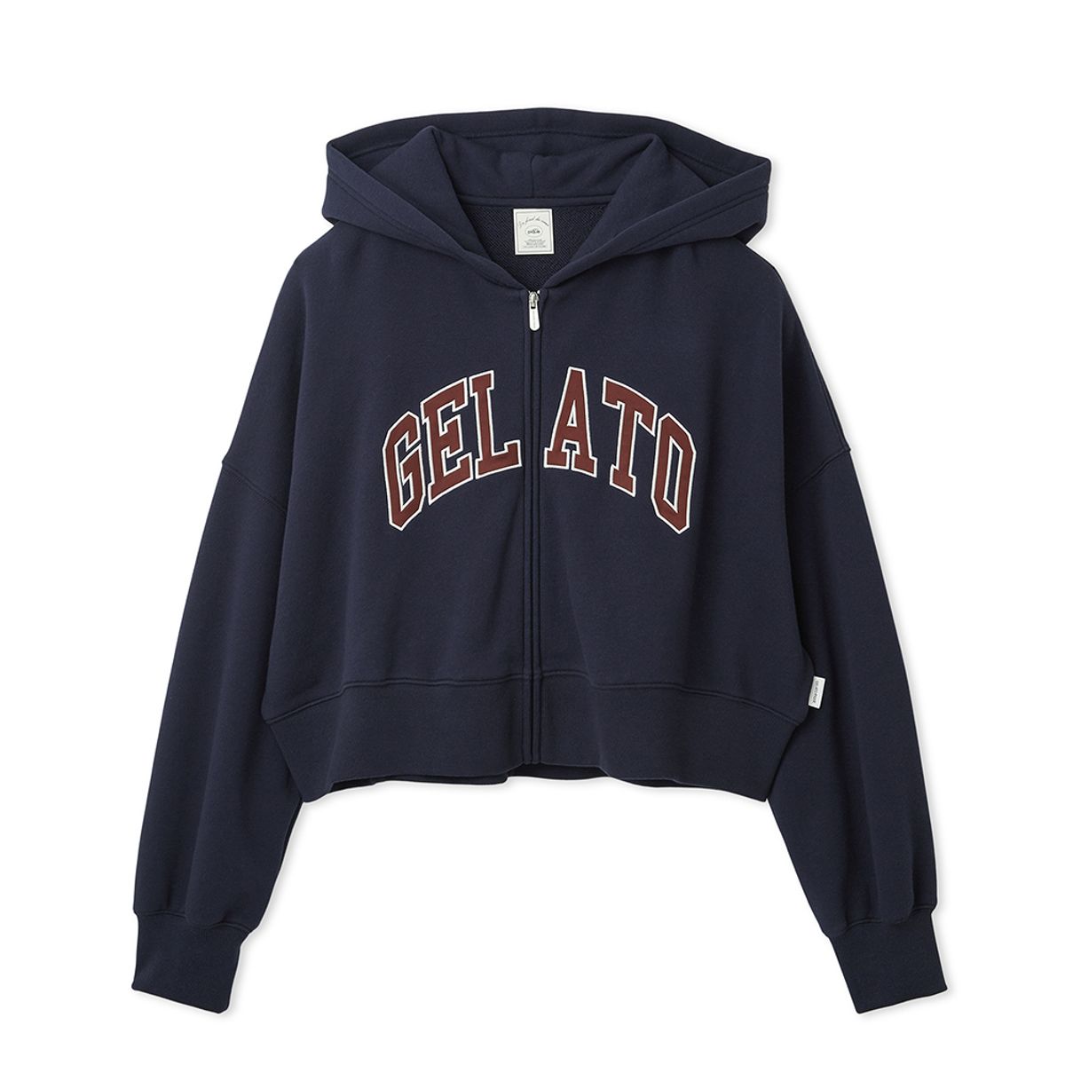 젤라또 피케(GELATO PIQUE) COLLEGE LOGO FLUFF ZIP-UP HOODIE PWCT261314