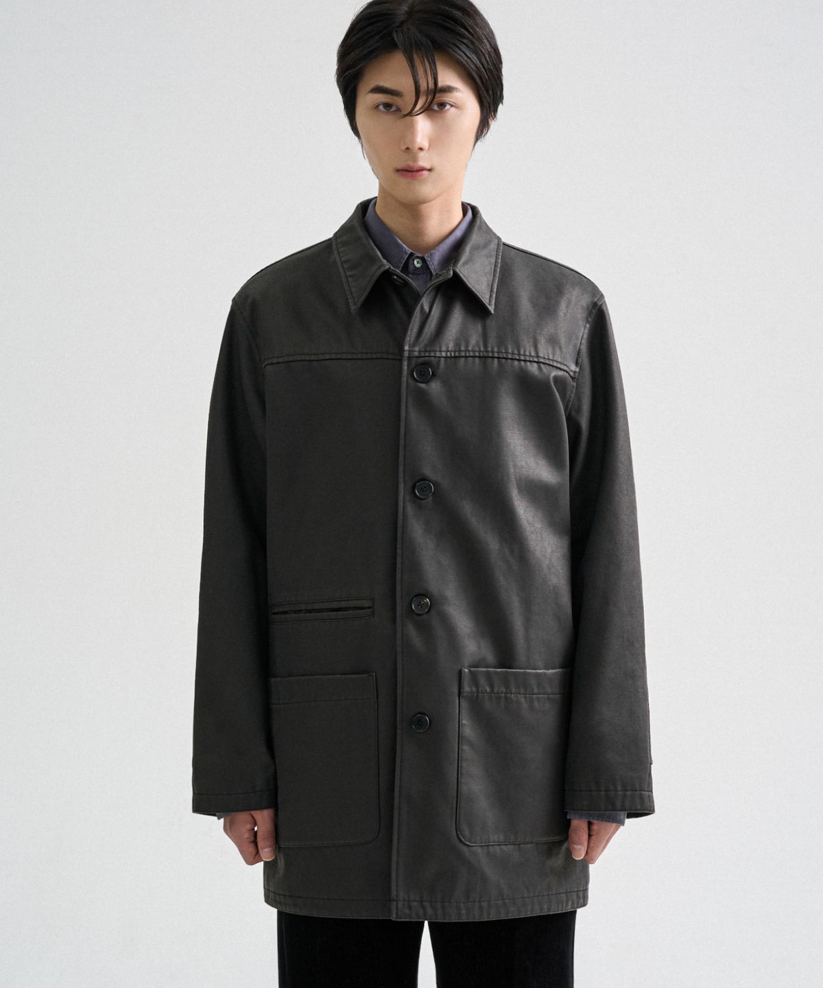 트립르센스(TRIP LE SENS) 헤리티지 워시드 카코트_블랙