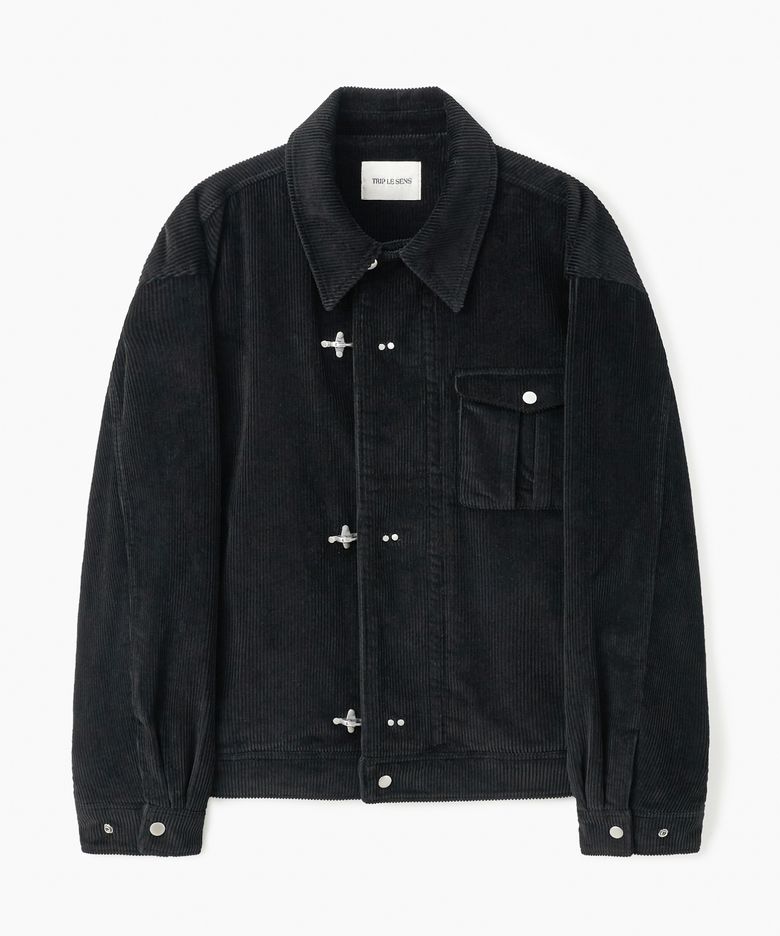 헤비 코드 파이어맨 클로저 자켓_블랙
