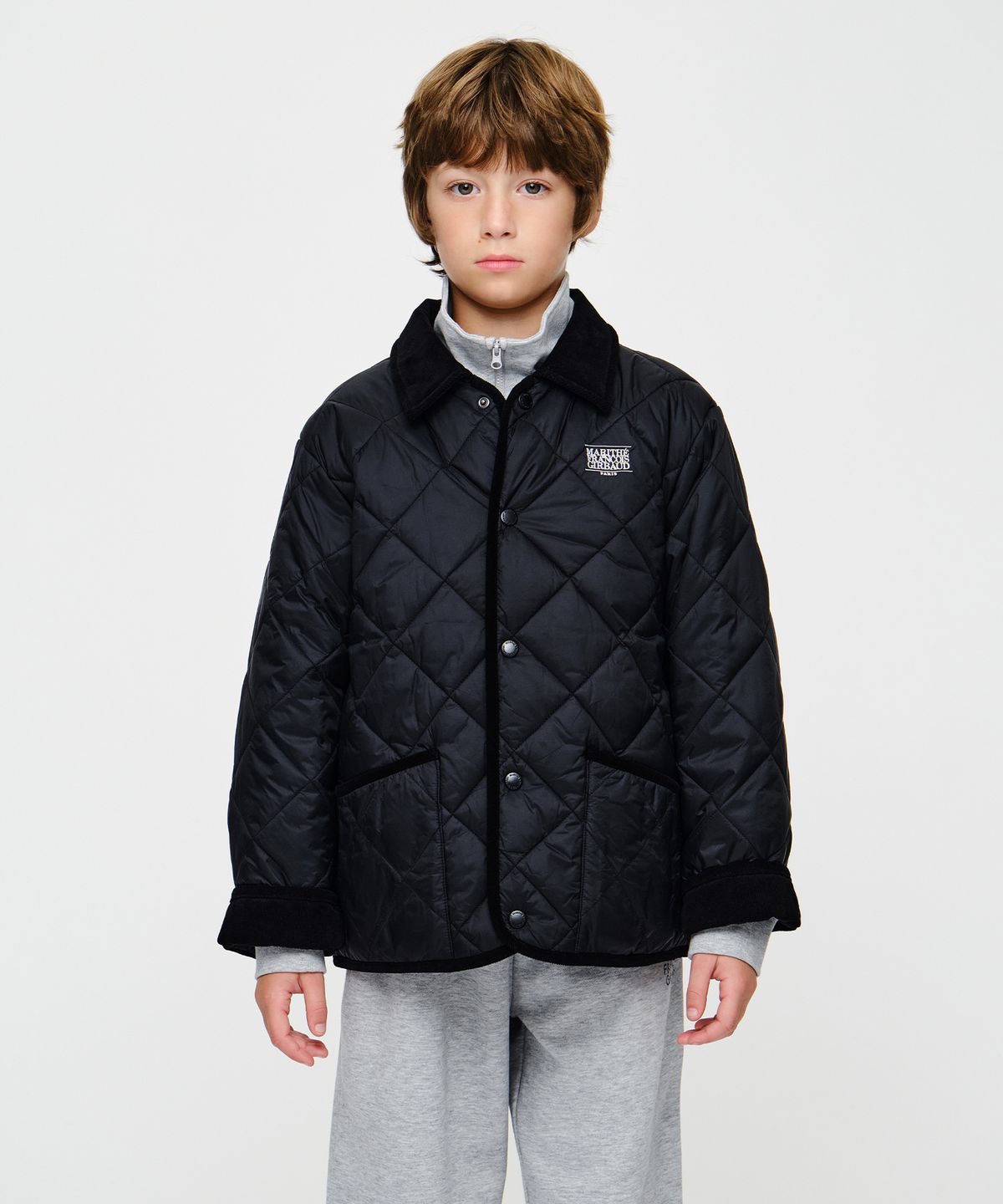 마리떼 키즈(MARITHÉ KIDS) KIDS CLASSIC LOGO QUILTED PADDED JACKET black