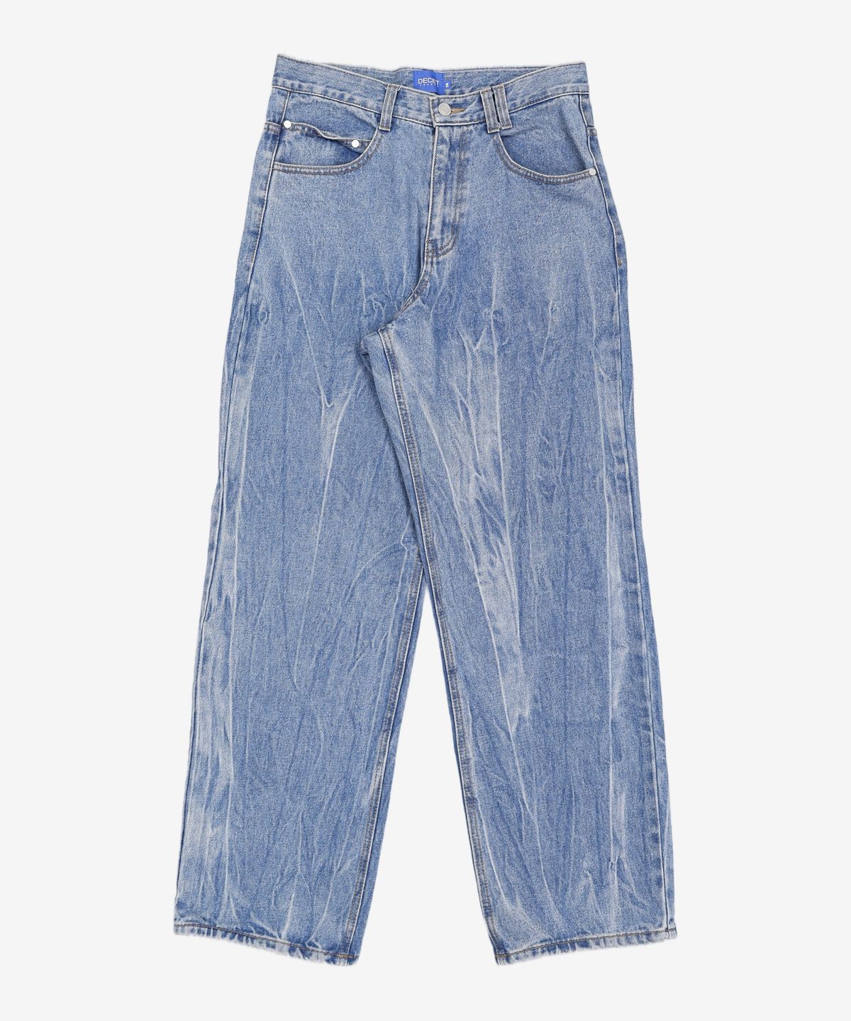 데케트(DECET) Mid Rise Wide Jeans DCPT027BlueSide 28
