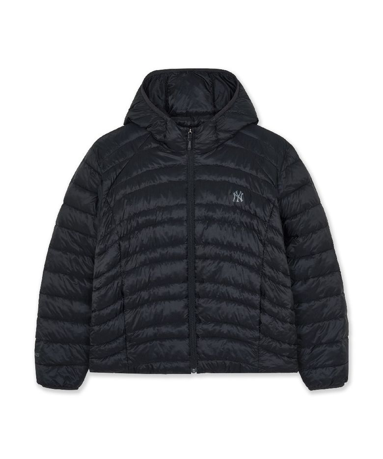 커브 에어쉘 경량 후드 패딩 NY (Black)