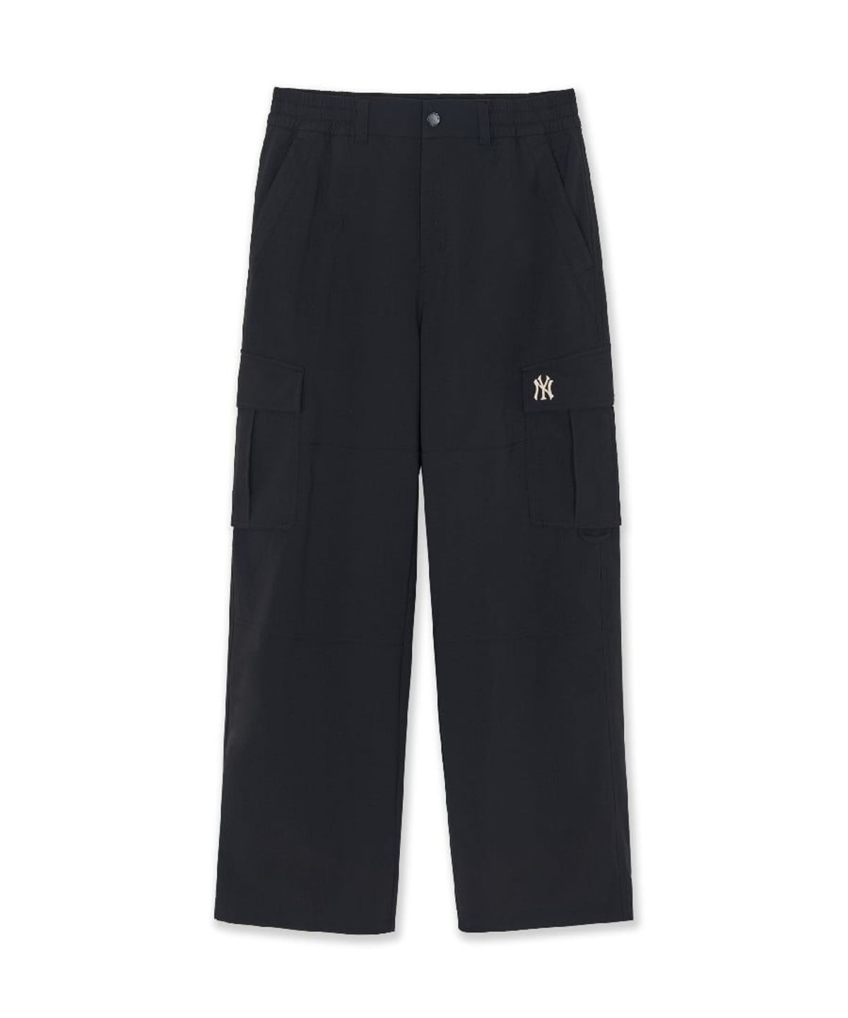엠엘비(MLB) 코튼터치 사선 카고 와이드 팬츠 NY (Black)