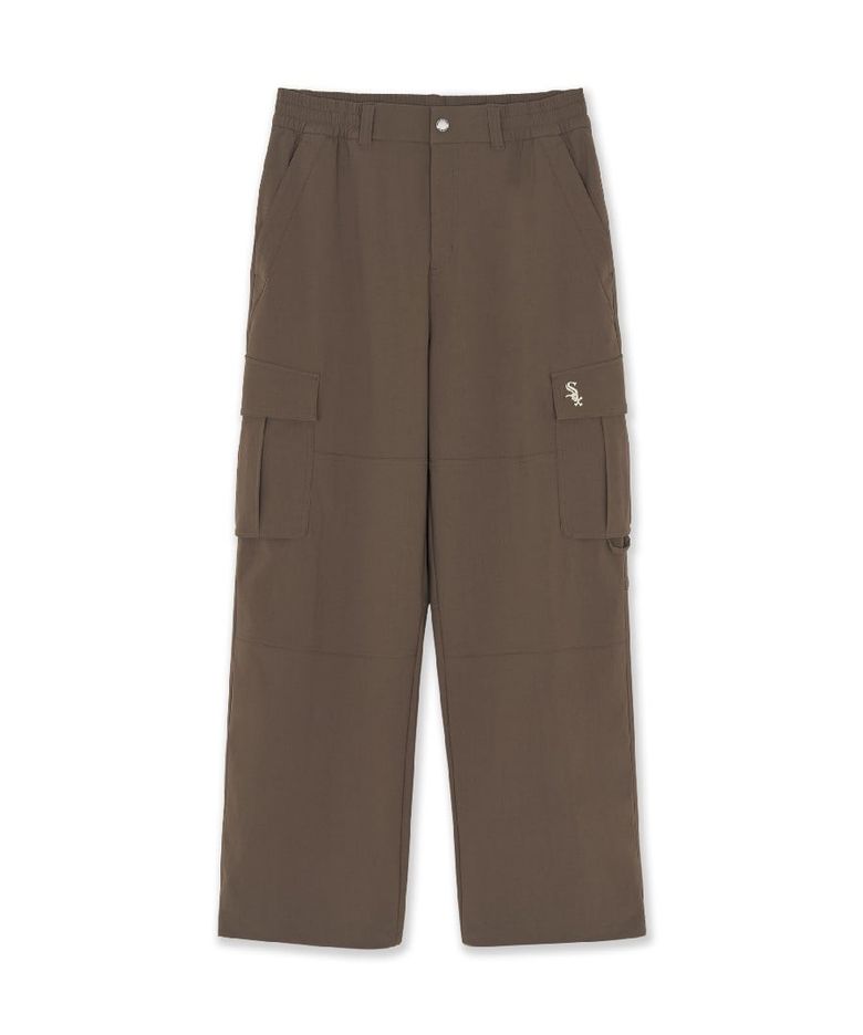 코튼터치 사선 카고 와이드 팬츠 CHW (Ptn.Brown)